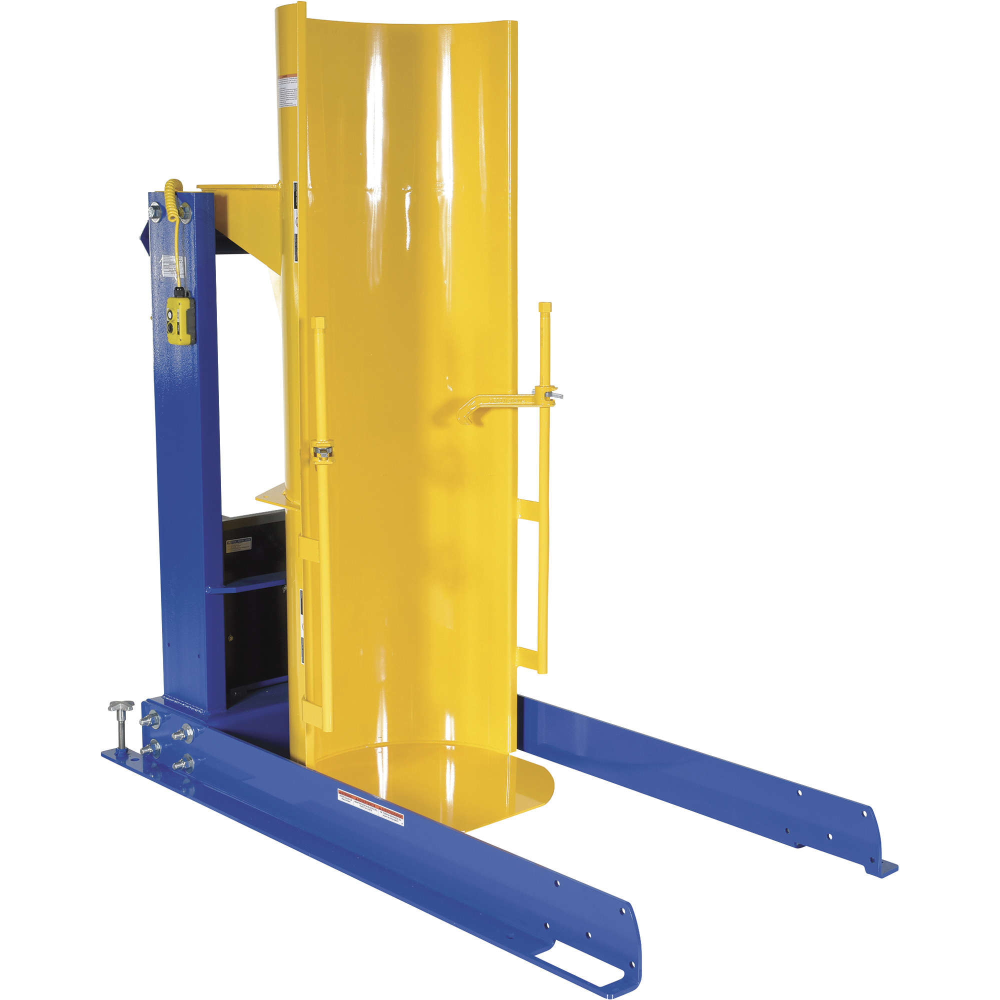 Vestil Hydraulic Drum Dumper - Stationary, 750-Lb. Capacity, 48in. Dump Height, Model# HDD-48-7-S